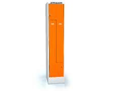 Cloakroom locker Z-shaped doors ALDUR 1 1920 x 400 x 500